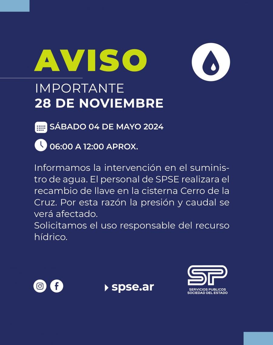 Comunicado de Servicios Públicos Sociedad del Estado