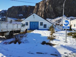 Servicios Públicos realizó relevamiento en la Planta de tratamientos de líquidos cloacales de El Chaltén