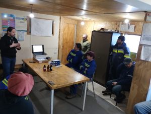 Servicios Públicos realizó relevamiento en la Planta de tratamientos de líquidos cloacales de El Chaltén