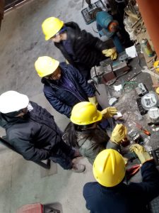 Diferentes trabajos de Servicios Públicos en Puerto Deseado