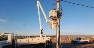 Servicios Públicos realizó trabajos de mantenimiento y obras en Perito Moreno