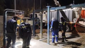 Piedra Buena: Servicios Públicos realiza trabajos para garantizar el saneamiento de los equipos