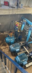 Piedra Buena: Servicios Públicos realiza trabajos para garantizar el saneamiento de los equipos