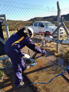 Agua para Caleta Olivia: A pasos firmes, avanzan los trabajos en Cañadón Quintar