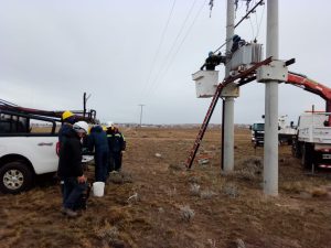 Servicios Públicos realizó tareas de mantenimiento en localidades de Santa Cruz