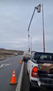Zona Sur: Continúan los trabajos de Servicios Públicos en Cabo Vírgenes y La Esperanza