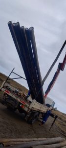 Zona Sur: Continúan los trabajos de Servicios Públicos en Cabo Vírgenes y La Esperanza