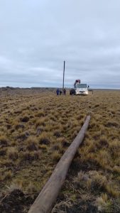 Zona Sur: Continúan los trabajos de Servicios Públicos en Cabo Vírgenes y La Esperanza