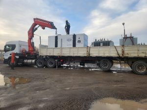 Servicios Públicos entregó nuevo grupo electrógeno a Jaramillo y Fitz Roy