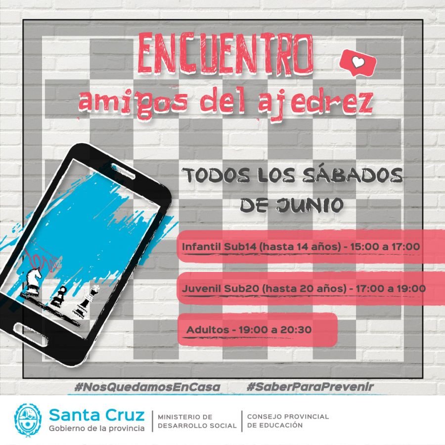 Nuevas fechas para el Encuentro de Amigos del Ajedrez con modalidad virtual