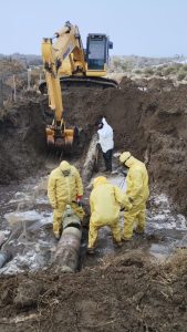 Puerto San Julián: Servicios Públicos finalizó la reparación del acueducto
