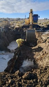 Servicios Públicos realiza trabajos de mantenimiento y reparación en el acueducto Puerto San Julián