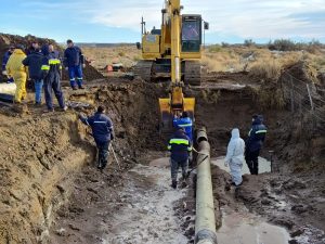 Servicios Públicos finalizó reparación del acueducto tramo Piedra Buena - San Julián
