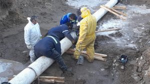 Servicios Públicos finalizó reparación del acueducto tramo Piedra Buena - San Julián