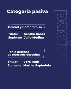 Se oficializaron las precandidaturas por las vocalías de la Caja de Servicios Sociales