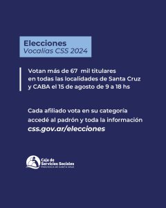 Se oficializaron las precandidaturas por las vocalías de la Caja de Servicios Sociales