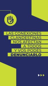 Servicios Públicos recuerda que las conexiones de electricidad clandestinas provocan accidentes