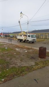 Servicios Públicos concretó tareas de mantenimiento en Puerto Santa Cruz, Pico Truncado, 28 de Noviembre y Los Antiguos