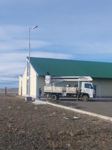 Servicios Públicos concretó tareas de mantenimiento en Puerto Santa Cruz, Pico Truncado, 28 de Noviembre y Los Antiguos