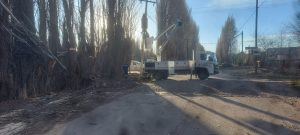 Servicios Públicos concretó tareas de mantenimiento en Puerto Santa Cruz, Pico Truncado, 28 de Noviembre y Los Antiguos