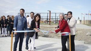 Autoridades provinciales acompañaron la inauguración de obras en Puerto Santa Cruz