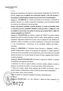 Entra en vigencia el Decreto 677/20 en todo el territorio santacruceño