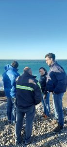 Autoridades de SPSE recorrieron obras en Caleta Olivia