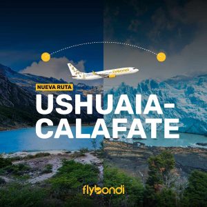 Santa Cruz suma nueva ruta aérea interprovincial uniendo El Calafate y Ushuaia