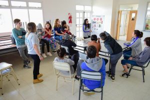 Gran participación en el taller de salud y actividad física en el Secundario N°41 de Río Gallegos