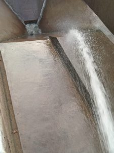 Comenzaron las tareas de limpieza en la Planta Potabilizadora de Agua en Puerto Santa Cruz