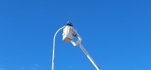 Finalizaron la instalación de la Iluminación del puente de Piedra Buena