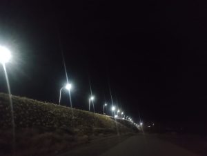 Finalizaron la instalación de la Iluminación del puente de Piedra Buena