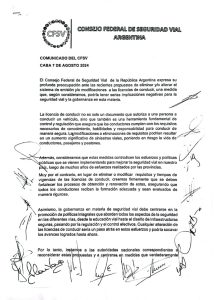 El Consejo Federal Vial, en contra de eliminar el vencimiento de la licencia de conducir