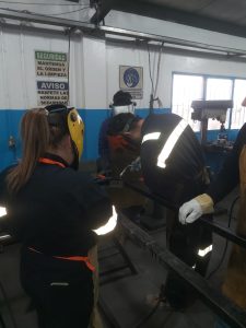 Continúan las prácticas: estudiantes participaron de importantes trabajos en Servicios Públicos