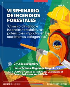 El Consejo Agrario Provincial estuvo presente en el VI Seminario de Incendios Forestales en Chile