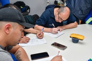 El programa anual de capacitación de Servicios Públicos se desarrolla para todos los distritos
