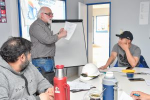 El programa anual de capacitación de Servicios Públicos se desarrolla para todos los distritos