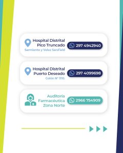 En Pico Truncado y Puerto Deseado los tratamientos diabéticos se dispensan a través de hospitales