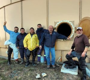 La empresa provincial realiza mantenimiento en Puerto Deseado y Río Turbio