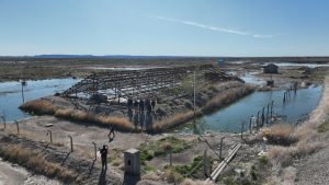 El Gobierno y el municipio de Las Heras avanzan con obras claves de saneamiento