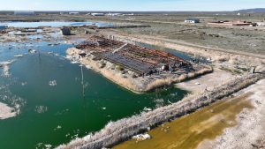 El Gobierno y el municipio de Las Heras avanzan con obras claves de saneamiento