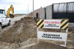 El Gobierno inició una obra de red de gas de más de mil metros en Río Gallegos