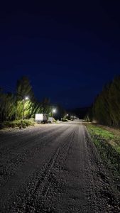 Servicios Públicos efectuó instalación de luminaria LED en Lago Posadas