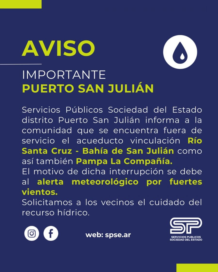 Comunicado de Servicios Públicos Sociedad del Estado