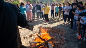 Culminó el proyecto institucional “Saberes ancestrales con la realización de curanto”