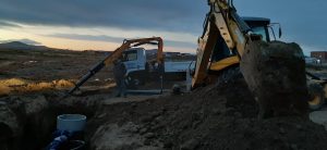 Servicios Públicos realiza avances de obra en Puerto San Julián