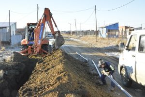 SPSE realiza la extensión de la red de agua en el barrio Santa Cruz