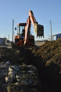 SPSE realiza la extensión de la red de agua en el barrio Santa Cruz