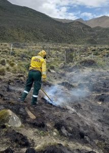 Controlaron incendio en cercanías del Puesto Kaiken Aike, Estancia Santa Margarita de El Chaltén