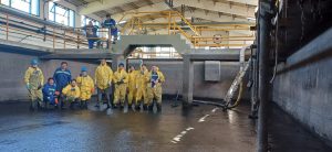 Finalizaron trabajos de limpieza de la planta de tratamiento de agua en El Calafate